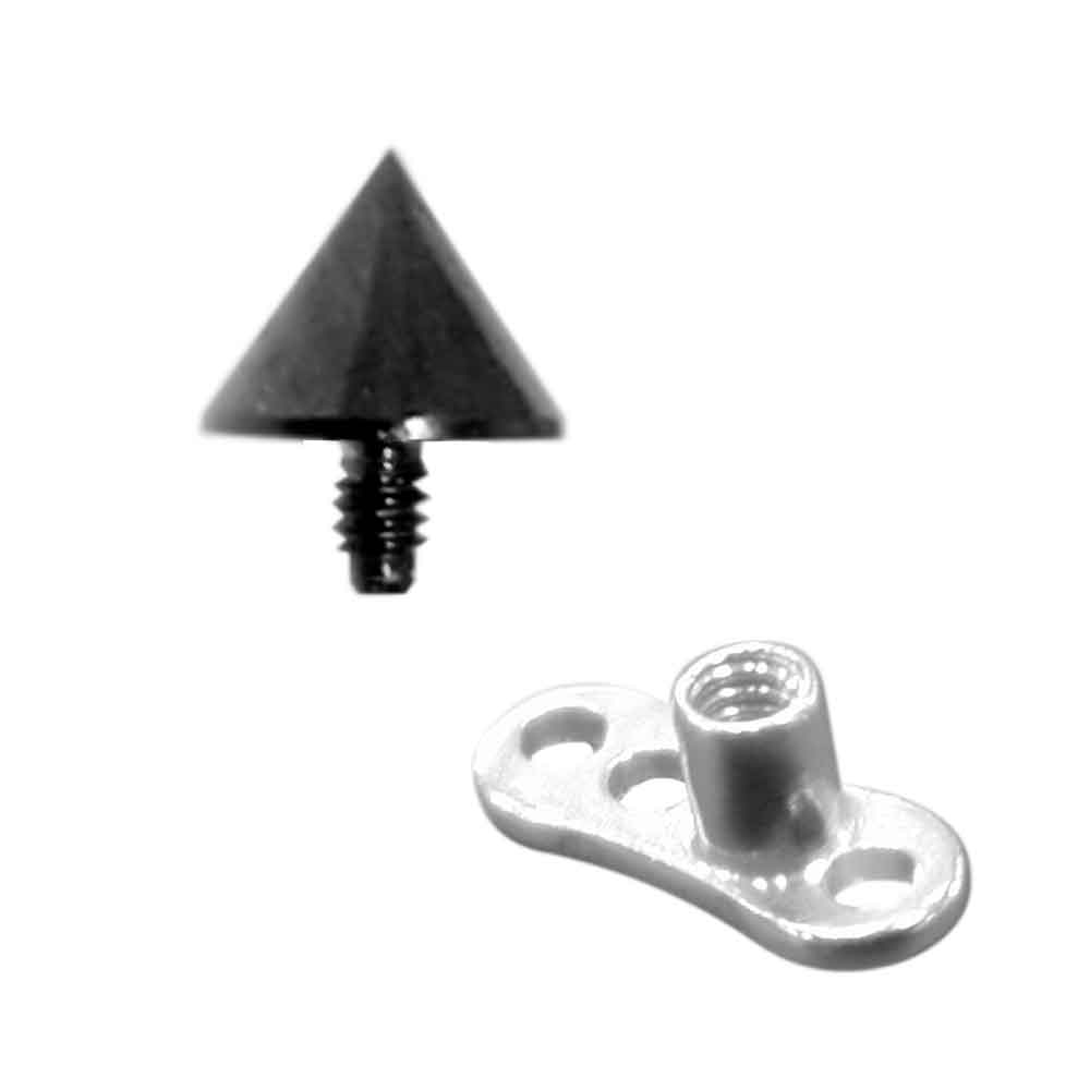 Micro Dermal Cone Black