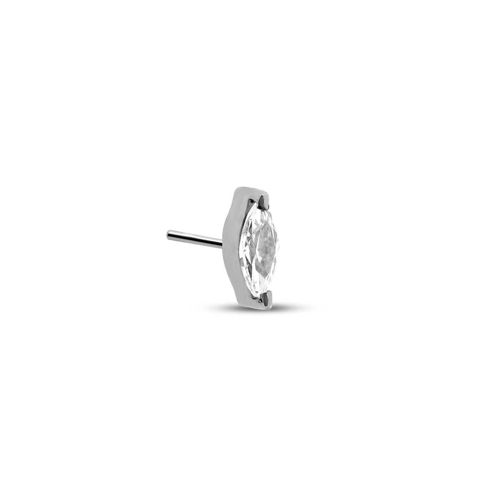 Trident Threadless Marquise Stone Attachment