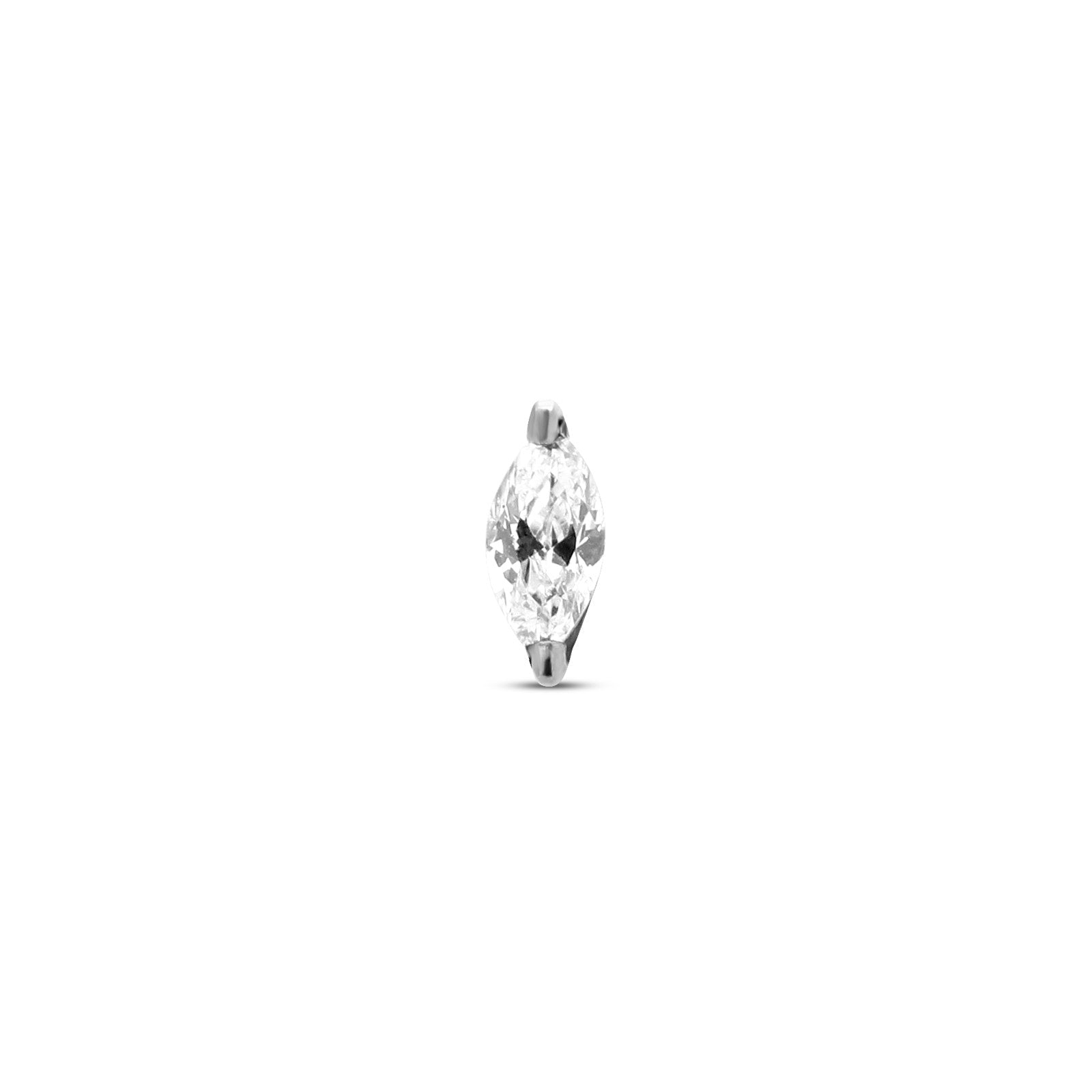 Trident Threadless Marquise Stone Attachment