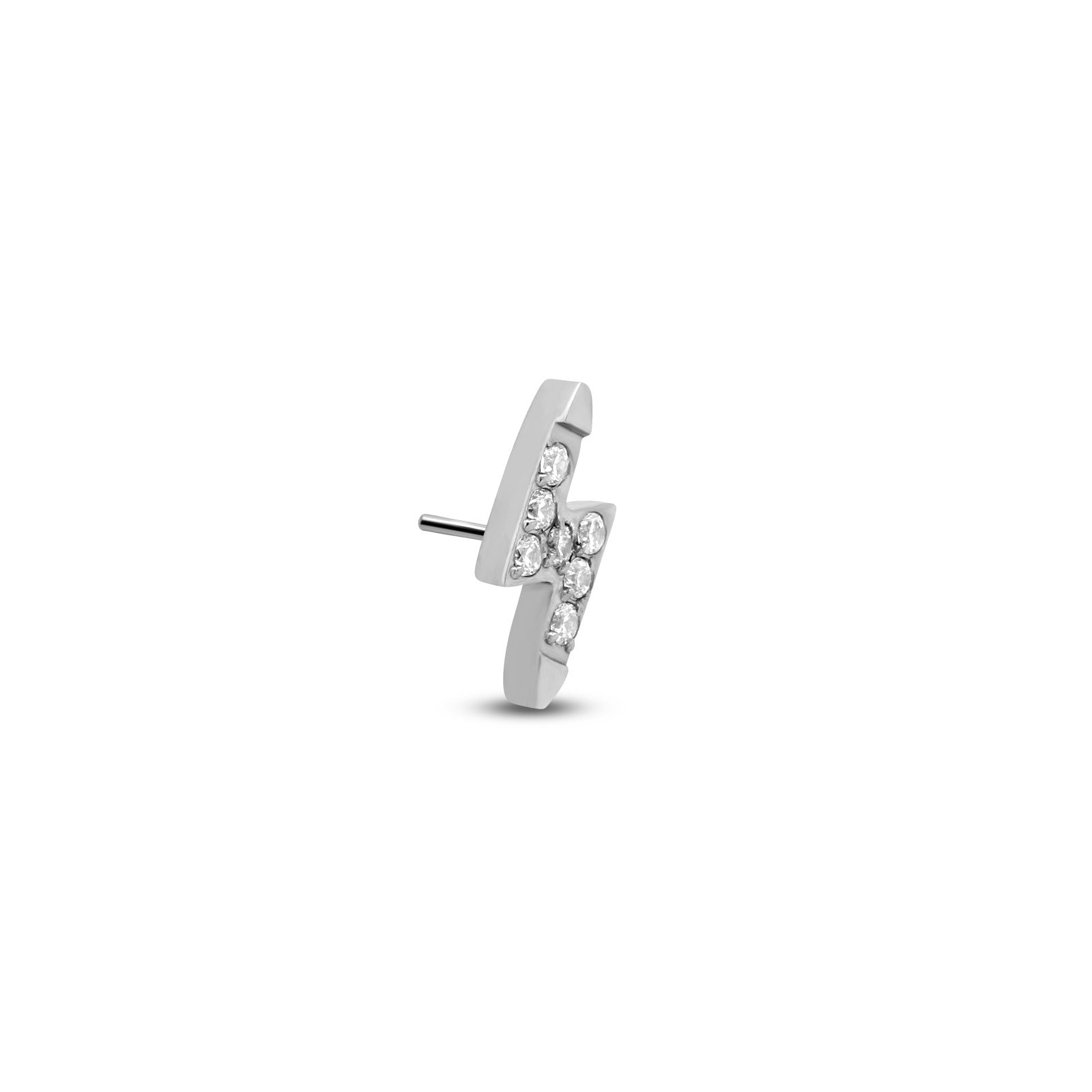 Trident Threadless Jewelled Lightning Bolt Attachment