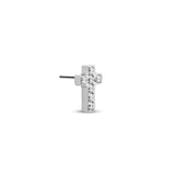 Trident Threadless Jewelled Cross Attachment