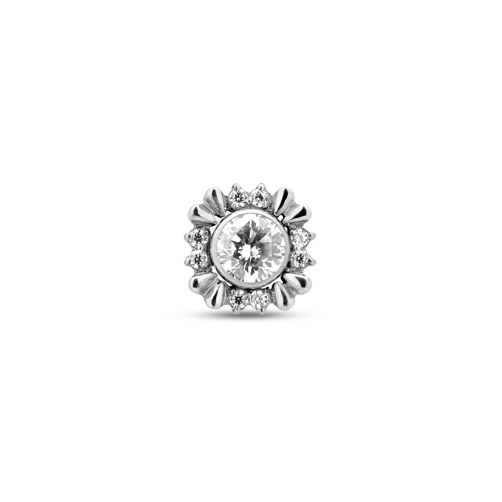Trident Threadless Square Flower Attachment