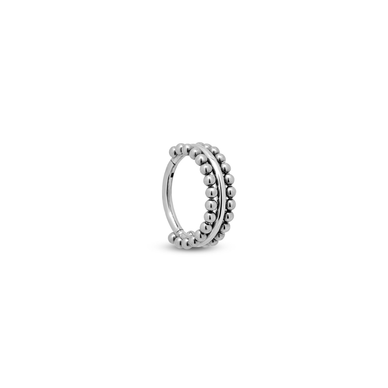Trident Double Cluster Hinged Ring