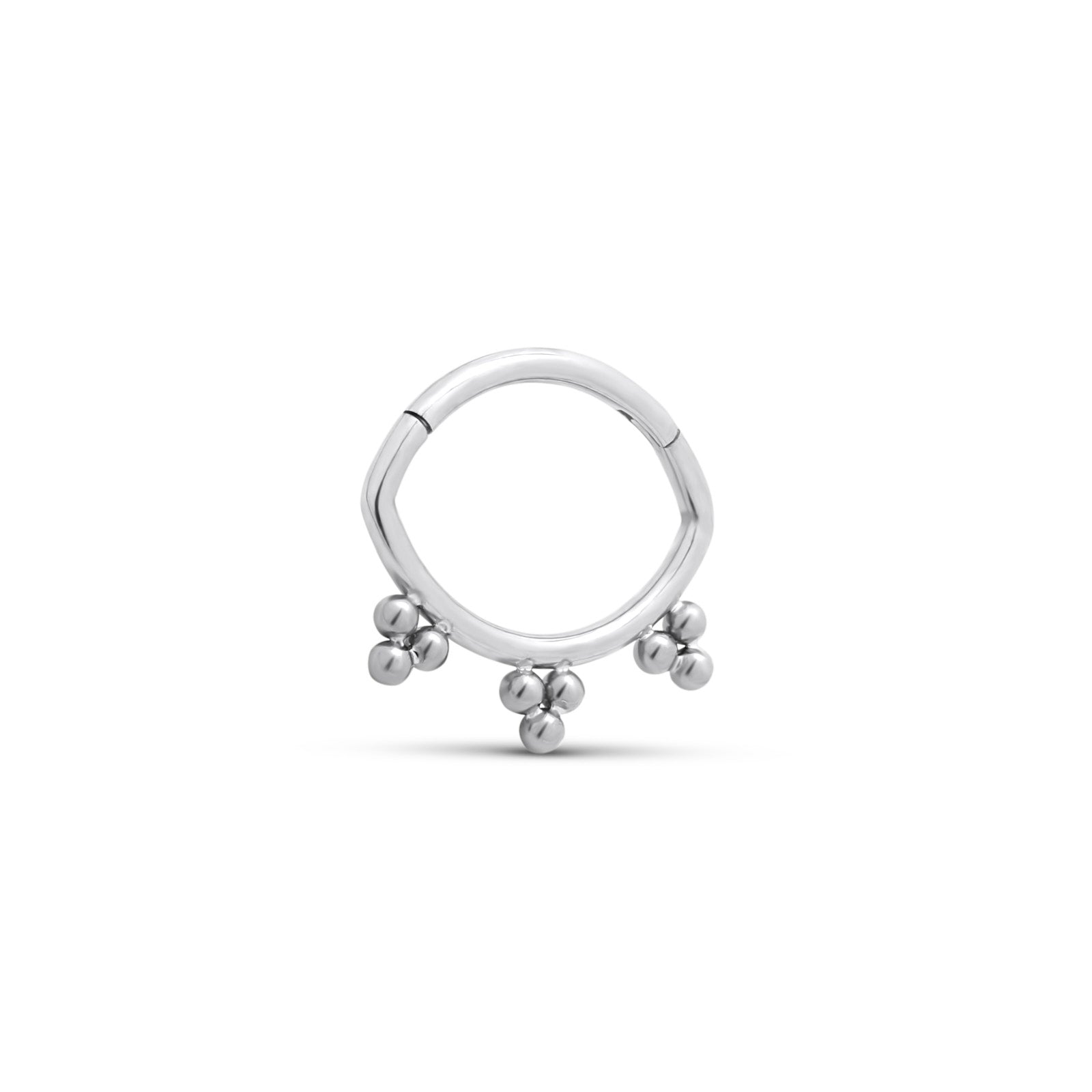 Trident Daith Ruben Beaded Hinged Ring