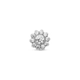 Trident Titanium 10 Petal Jewelled Flower 16GA