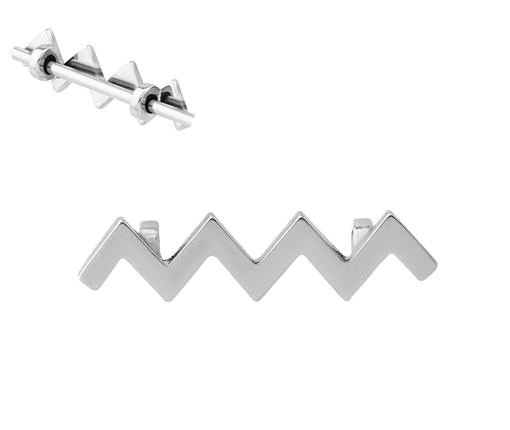 Sliding Industrial Bar Charm