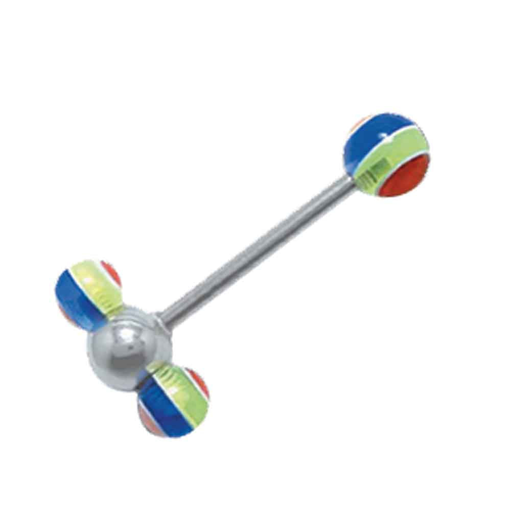 Barbell w UV Stripe Ball 1.6mm