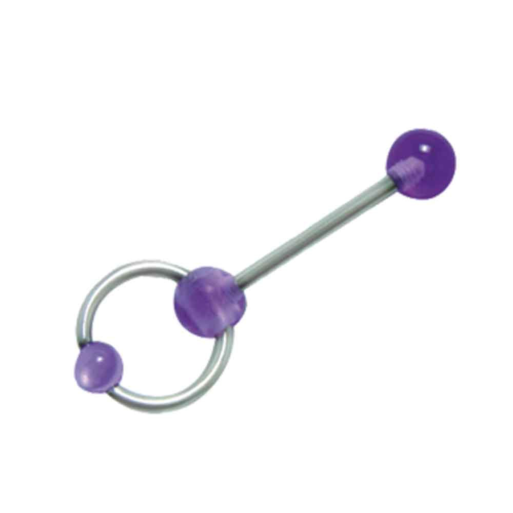 Barbell w BCR & UV Ball 1.6mm-