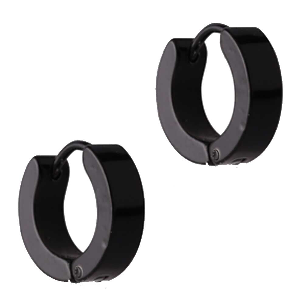 Blackline Hinged Ear Clips Small 6mm