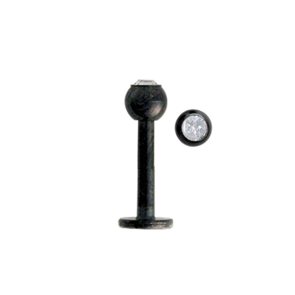 Titanium Blackline Jwl Labret