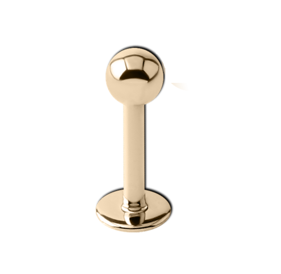 14kt Gold Labret 1.2mm x 6mm