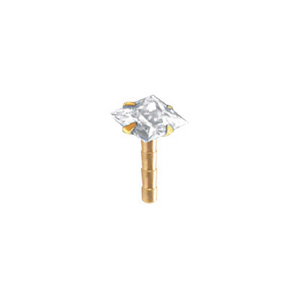 Gold 18ct 3mm Jewel Bioflex At