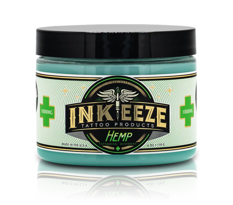 Ink Eeze Hemp Tattoo Ointment 6oz