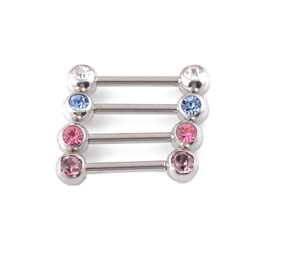Forward Facing Nipple Barbell