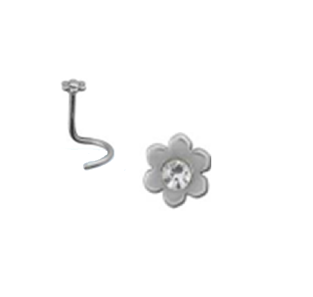 Pig Tale Nose Stud Flower