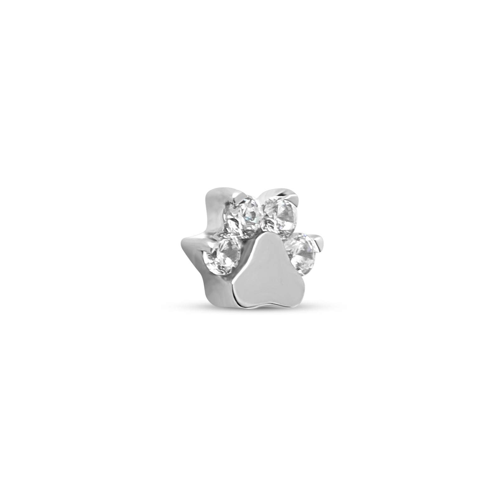 Trident Internally Threaded Jewelled Paw Attachment