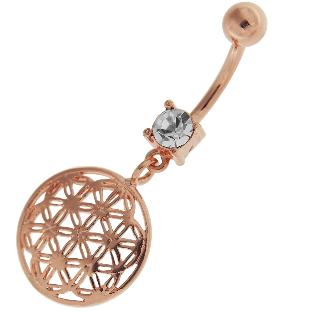 Rose Gold Navel Pendant