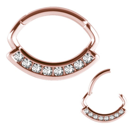 Rose Gold Hinged Daith
