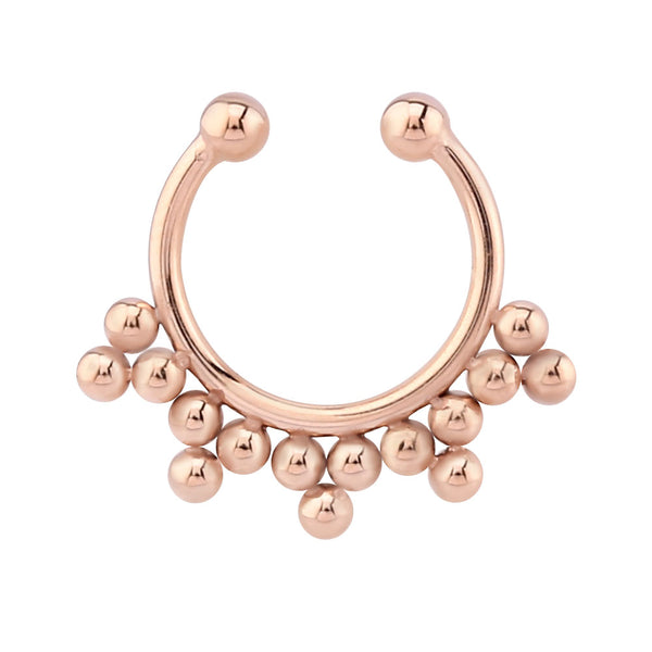 PVD Rose Gold Septum