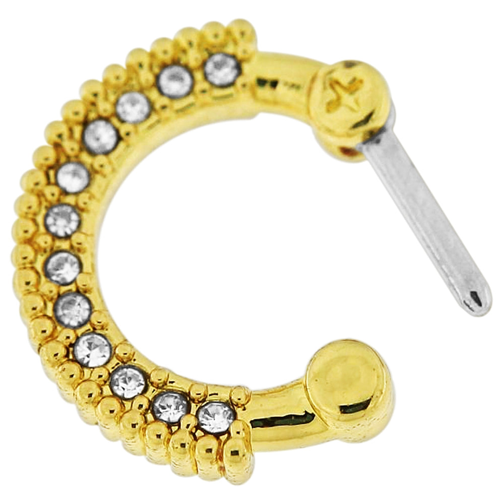 Gold PVD Micro Paved Septum