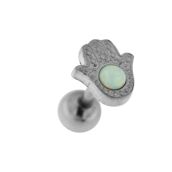 Tragus Hand Of God with Opal